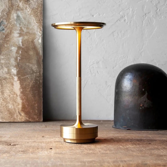 Luxury led table lamp, brass crafted, high-end design by Nao Tamara, made in Japan by @Ambientec, Luxury gift suitable for home, office, restaurant and hotel. Lighting creates the magic mood. Lampa de masa led , disponibil in Romania, cadouri de lux, perfect pentru birouri, locuinte sau hoteluri si restaurante. Obiect de illuminate care crease atmosfere magic.